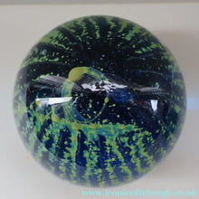 Load image into Gallery viewer, LARGE 1970s Mdina Glass Paperweight. Vintage Sea and Sand MAGNUM SIZE Weight
