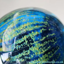Load image into Gallery viewer, LARGE 1970s Mdina Glass Paperweight. Vintage Sea and Sand MAGNUM SIZE Weight

