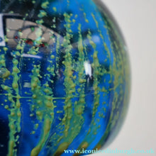 Load image into Gallery viewer, LARGE 1970s Mdina Glass Paperweight. Vintage Sea and Sand MAGNUM SIZE Weight
