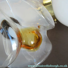 Load image into Gallery viewer, Vintage 1970s MAZZEGA Murano Glass Hanging Pendant Light Fitting with Three Shades.
