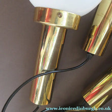 Load image into Gallery viewer, Vintage 1970s MAZZEGA Murano Glass Hanging Pendant Light Fitting with Three Shades.
