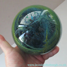 Load image into Gallery viewer, Massive Vintage Magnum Size Mdina Sea and Sand Signed Paperweight
