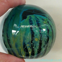 Load image into Gallery viewer, LARGE 1970s Mdina Glass Paperweight. Vintage Sea and Sand Sea Urchin
