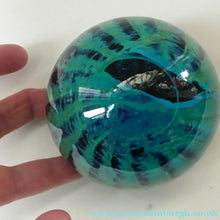 Load image into Gallery viewer, LARGE 1970s Mdina Glass Paperweight. Vintage Sea and Sand Sea Urchin
