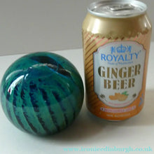 Load image into Gallery viewer, LARGE 1970s Mdina Glass Paperweight. Vintage Sea and Sand Sea Urchin
