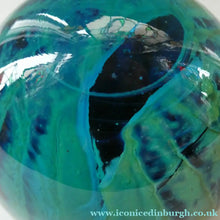 Load image into Gallery viewer, LARGE 1970s Mdina Glass Paperweight. Vintage Sea and Sand Sea Urchin
