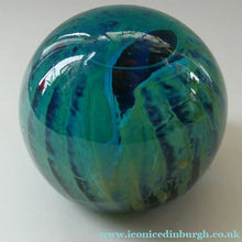 Load image into Gallery viewer, LARGE 1970s Mdina Glass Paperweight. Vintage Sea and Sand Sea Urchin
