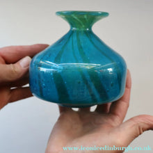 Load image into Gallery viewer, 1970s Mdina Glass Vase (Ming Pattern). Squat shape with flared neck. Signed - European Glass
