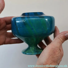 Load image into Gallery viewer, 1970s Mdina Glass Vase (Ming Pattern). Squat shape with flared neck. Signed - European Glass
