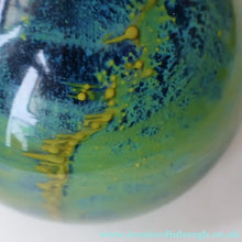 Load image into Gallery viewer, 1970s Mdina Magnum Glass Paperweight. Vintage Sea and Sand / Blue Summer Colours - European Glass
