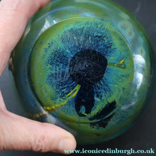 Load image into Gallery viewer, 1970s Mdina Magnum Glass Paperweight. Vintage Sea and Sand / Blue Summer Colours - European Glass
