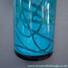 Load image into Gallery viewer, Vintage 1970s MDINA Maltese Glass "Ming Pattern" Slim Bottle Vase. Height 8 3/4 inches
