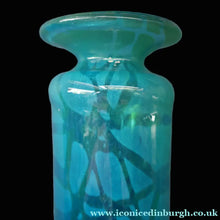 Load image into Gallery viewer, Vintage 1970s MDINA Maltese Glass "Ming Pattern" Slim Bottle Vase. Height 8 3/4 inches
