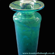 Load image into Gallery viewer, Vintage 1970s MDINA Maltese Glass "Ming Pattern" Slim Bottle Vase. Height 8 3/4 inches
