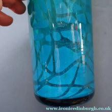 Load image into Gallery viewer, Vintage 1970s MDINA Maltese Glass "Ming Pattern" Slim Bottle Vase. Height 8 3/4 inches
