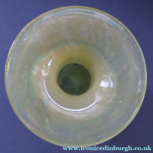 Load image into Gallery viewer, Vintage MDINA Maltese Glass Sand &amp; Sea Slim Bottle Vase with Large Ball Glass Stopper. Signed 
