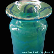 Load image into Gallery viewer, Vintage 1970s MDINA Maltese Glass "Ming Pattern" Slim Bottle Vase. Height 8 3/4 inches
