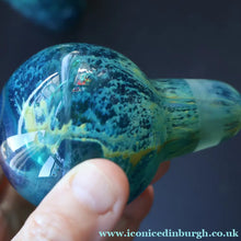 Load image into Gallery viewer, 1970s Mdina Maltese Glass Tall Bottle Vase with Large Ball Stopper. Signed - European Glass
