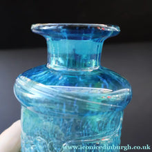 Load image into Gallery viewer, 1970s Mdina Maltese Glass Tall Bottle Vase with Large Ball Stopper. Signed - European Glass
