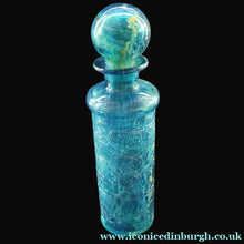 Load image into Gallery viewer, 1970s Mdina Maltese Glass Tall Bottle Vase with Large Ball Stopper. Signed - European Glass
