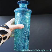 Load image into Gallery viewer, 1970s Mdina Maltese Glass Tall Bottle Vase with Large Ball Stopper. Signed - European Glass
