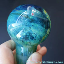 Load image into Gallery viewer, 1970s Mdina Maltese Glass Tall Bottle Vase with Large Ball Stopper. Signed - European Glass
