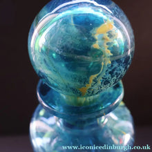 Load image into Gallery viewer, 1970s Mdina Maltese Glass Tall Bottle Vase with Large Ball Stopper. Signed - European Glass
