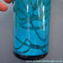 Load image into Gallery viewer, Vintage 1970s MDINA Maltese Glass "Ming Pattern" Slim Bottle Vase. Height 8 3/4 inches
