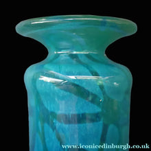 Load image into Gallery viewer, Vintage 1970s MDINA Maltese Glass "Ming Pattern" Slim Bottle Vase. Height 8 3/4 inches
