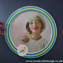 Load image into Gallery viewer, Rare 1970s Melamine BABYCHAM Drinks Tray - with Raised Deer Motif.
