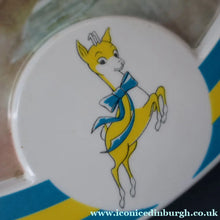 Load image into Gallery viewer, Rare 1970s Melamine BABYCHAM Drinks Tray - with Raised Deer Motif.

