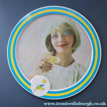 Load image into Gallery viewer, Rare 1970s Melamine BABYCHAM Drinks Tray - with Raised Deer Motif.
