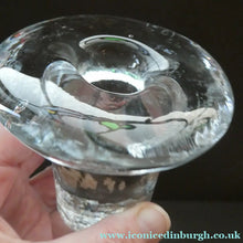 Load image into Gallery viewer, Stylish Minmalistic 1970s BLENKO GLASS Candle Holder / Candle Stick

