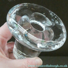 Load image into Gallery viewer, Stylish Minmalistic 1970s BLENKO GLASS Candle Holder / Candle Stick
