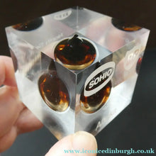 Load image into Gallery viewer, BP North Sea Oil Sohio Oil Alaska Paperweight Drop of OIl 1970s
