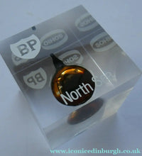 Load image into Gallery viewer, BP North Sea Oil Sohio Oil Alaska Paperweight Drop of OIl 1970s
