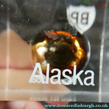 Load image into Gallery viewer, BP North Sea Oil Sohio Oil Alaska Paperweight Drop of OIl 1970s
