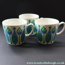 Load image into Gallery viewer, Rare NORWEGIAN 1970s FIGGJO FLINT Coffee Set with fabulous abstract Granada design
