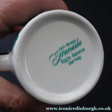 Load image into Gallery viewer, Rare NORWEGIAN 1970s FIGGJO FLINT Coffee Set with fabulous abstract Granada design
