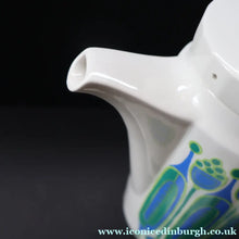 Load image into Gallery viewer, Rare NORWEGIAN 1970s FIGGJO FLINT Coffee Set with fabulous abstract Granada design
