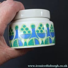 Load image into Gallery viewer, Rare NORWEGIAN 1970s FIGGJO FLINT Coffee Set with fabulous abstract Granada design
