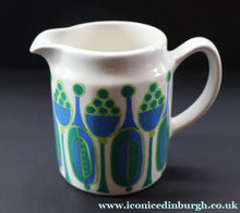 Load image into Gallery viewer, Rare NORWEGIAN 1970s FIGGJO FLINT Coffee Set with fabulous abstract Granada design
