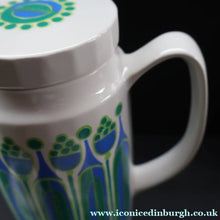 Load image into Gallery viewer, Rare NORWEGIAN 1970s FIGGJO FLINT Coffee Set with fabulous abstract Granada design
