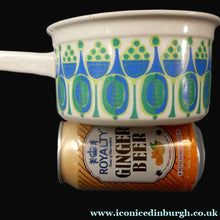 Load image into Gallery viewer, Rarer Granada Pattern. Vintage 1970s Norwegian FIGGJO FLINT Pot with Serving Handle
