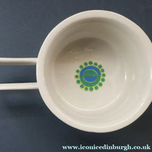 Load image into Gallery viewer, Rarer Granada Pattern. Vintage 1970s Norwegian FIGGJO FLINT Pot with Serving Handle
