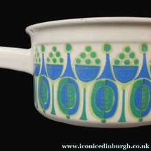 Load image into Gallery viewer, Rarer Granada Pattern. Vintage 1970s Norwegian FIGGJO FLINT Pot with Serving Handle
