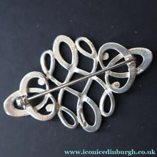 Load image into Gallery viewer, Vintage 1970s OLA GORIE Scottish Silver TUDOR DESIGN Brooch

