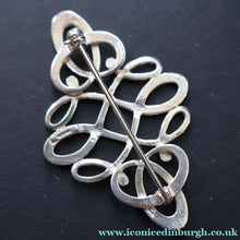 Load image into Gallery viewer, Vintage 1970s OLA GORIE Scottish Silver TUDOR DESIGN Brooch
