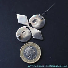 Load image into Gallery viewer, OLA GORIE. Hallmarked Scottish Silver Vintage SKARA BRAE Brooch 1970s
