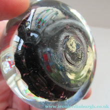 Load image into Gallery viewer, 1970s Early Perthshire Paperweight Scottish Glass Millefiori and Latticino Spokes
